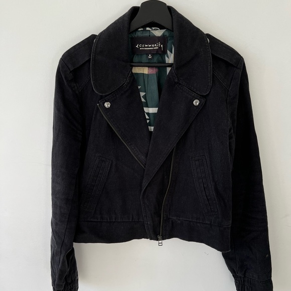 Community Jackets & Blazers - Aritiza community denim motto jacket